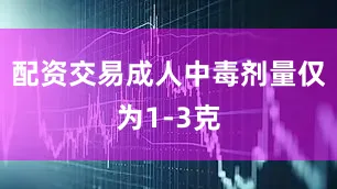 配资交易成人中毒剂量仅为1-3克